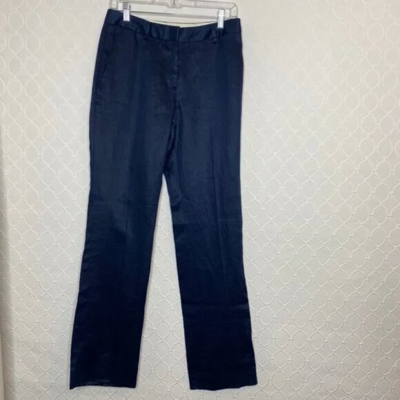 Brooks Brothers Caroline Fit Linen Trousers - Pants 💙 Premium Line💙 not 346 - Picture 2 of 6